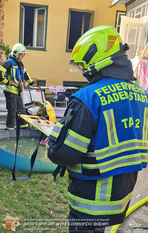20250816_Wohnungsbrand in Baden Foto: Freiwillige Feuerwehr Baden-Stadt / Stefan Schneider
