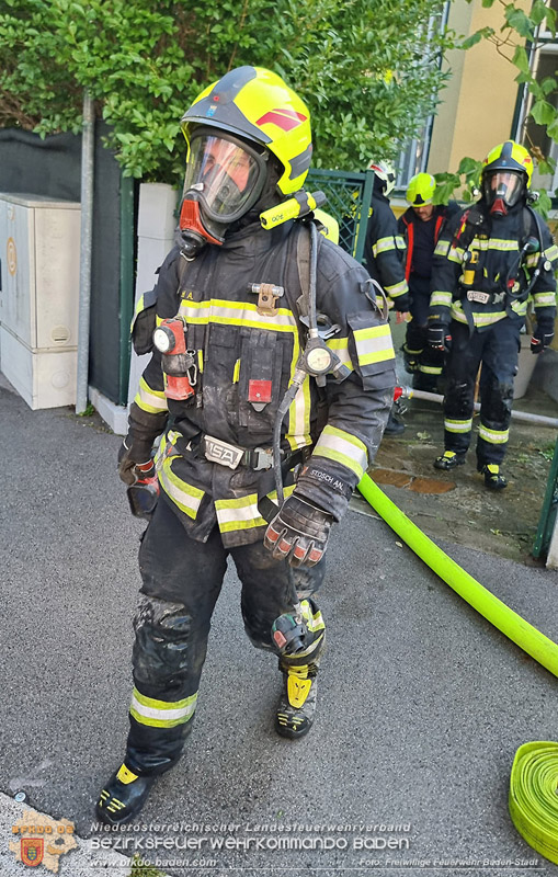 20250816_Wohnungsbrand in Baden Foto: Freiwillige Feuerwehr Baden-Stadt / Stefan Schneider