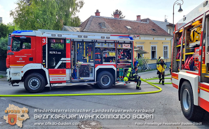 20250816_Wohnungsbrand in Baden Foto: Freiwillige Feuerwehr Baden-Stadt / Stefan Schneider