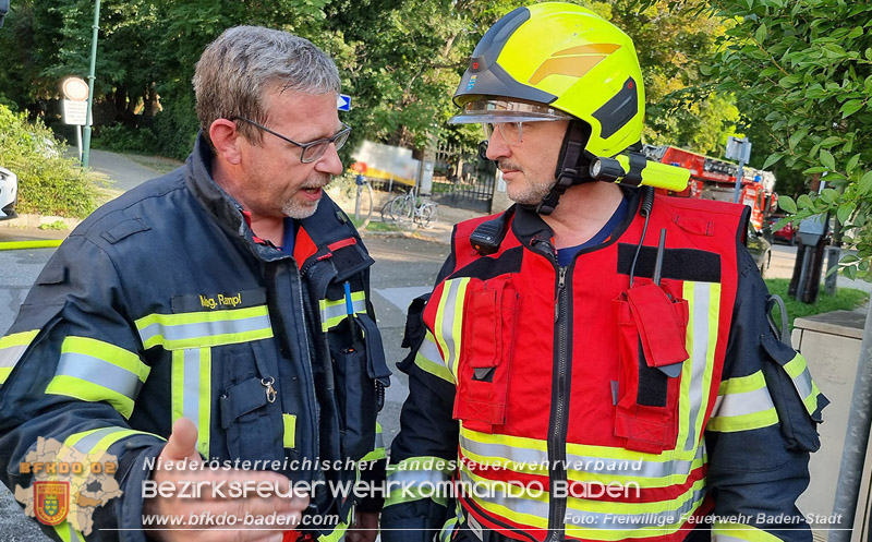 20250816_Wohnungsbrand in Baden Foto: Freiwillige Feuerwehr Baden-Stadt / Stefan Schneider