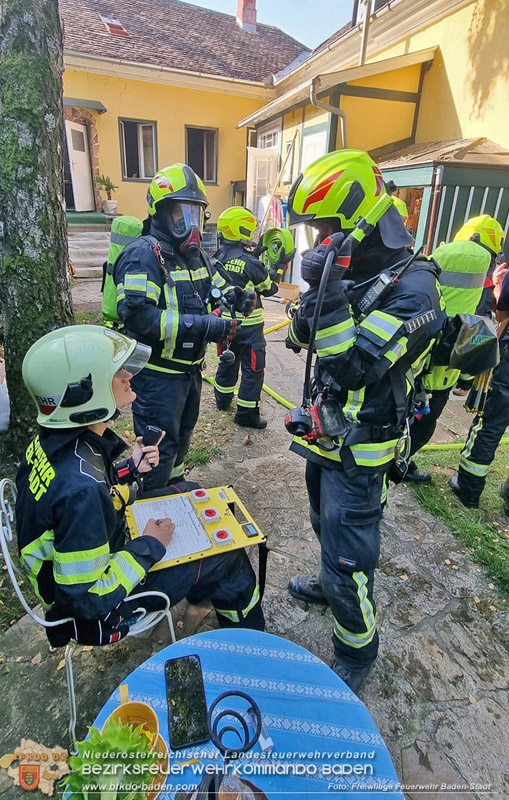 20250816_Wohnungsbrand in Baden Foto: Freiwillige Feuerwehr Baden-Stadt / Stefan Schneider