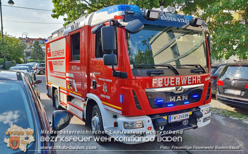 20250816_Wohnungsbrand in Baden Foto: Freiwillige Feuerwehr Baden-Stadt / Stefan Schneider