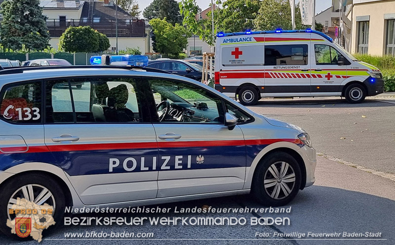 20250816_Wohnungsbrand in Baden Foto: Freiwillige Feuerwehr Baden-Stadt / Stefan Schneider