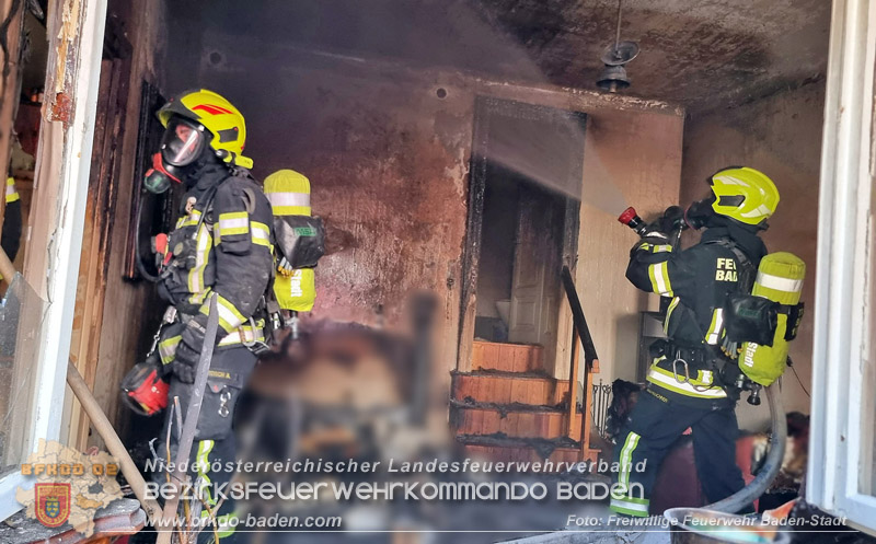 20250816_Wohnungsbrand in Baden Foto: Freiwillige Feuerwehr Baden-Stadt / Stefan Schneider