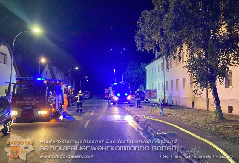 20250819_Nchtlicher Kellerbrand in Mehrparteienhaus   Foto: Linsbichler FF Hirtenberg