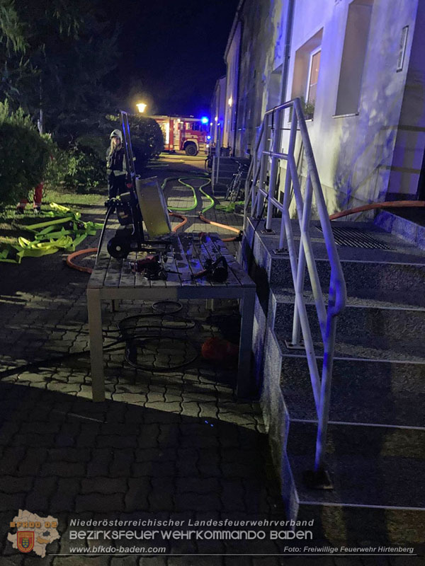 20250819_Nchtlicher Kellerbrand in Mehrparteienhaus   Foto: Linsbichler FF Hirtenberg