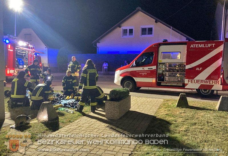 20250819_Nchtlicher Kellerbrand in Mehrparteienhaus   Foto: Linsbichler FF Hirtenberg