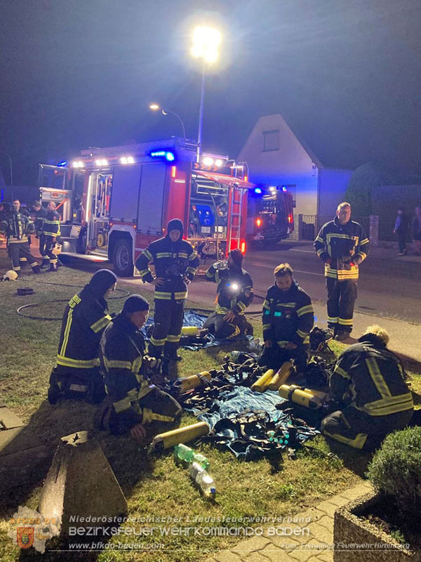 20250819_Nchtlicher Kellerbrand in Mehrparteienhaus   Foto: Linsbichler FF Hirtenberg