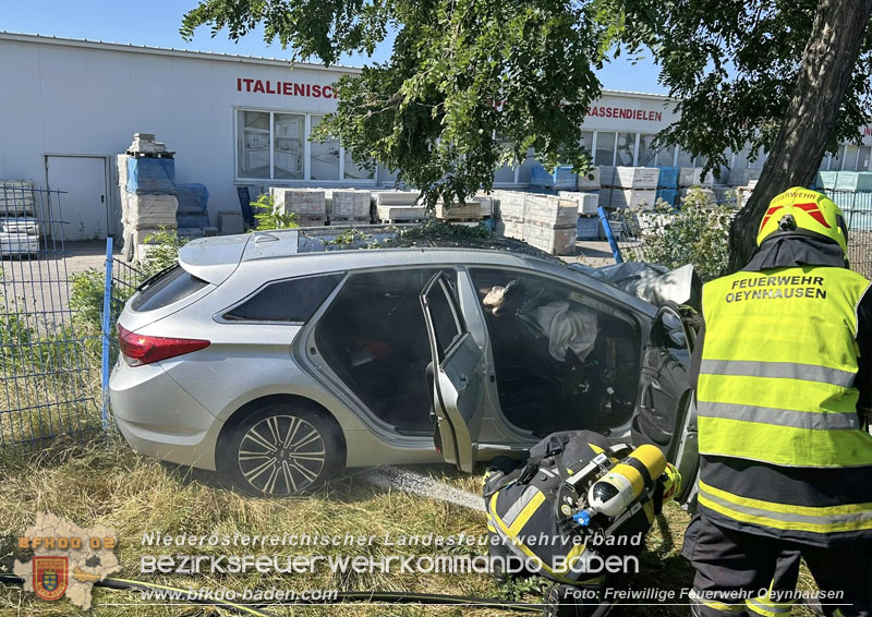 20250819_Verkehrsunfall auf der B17 zwischen Oeynhausen und Gnselsdorf  Foto: Freiwillige Feuerwehr Oeynhausen
