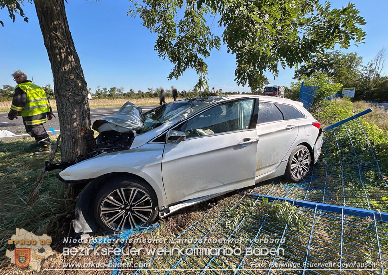 20250819_Verkehrsunfall auf der B17 zwischen Oeynhausen und Gnselsdorf  Foto: Freiwillige Feuerwehr Oeynhausen