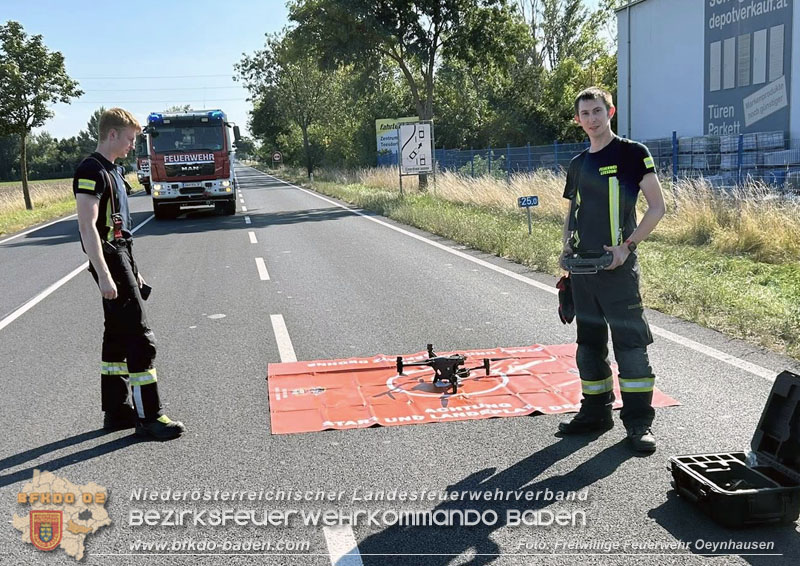 20250819_Verkehrsunfall auf der B17 zwischen Oeynhausen und Gnselsdorf  Foto: Freiwillige Feuerwehr Oeynhausen