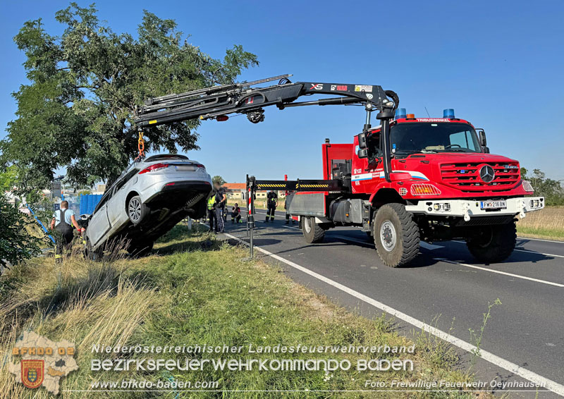 20250819_Verkehrsunfall auf der B17 zwischen Oeynhausen und Gnselsdorf  Foto: Freiwillige Feuerwehr Oeynhausen