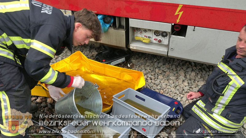 20250902_Pkw kollidiert mit Triebwagen der Aspangbahn in Günselsdorf Foto: Stefan Schneider BFKDO BADEN