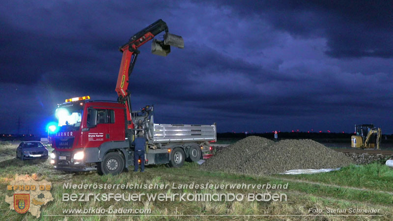 20250902_Pkw kollidiert mit Triebwagen der Aspangbahn in Günselsdorf Foto: Stefan Schneider BFKDO BADEN