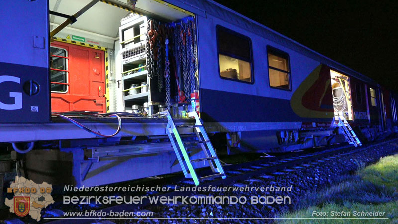 20250902_Pkw kollidiert mit Triebwagen der Aspangbahn in Günselsdorf Foto: Stefan Schneider BFKDO BADEN