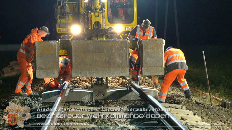 20250902_Pkw kollidiert mit Triebwagen der Aspangbahn in Günselsdorf Foto: Stefan Schneider BFKDO BADEN