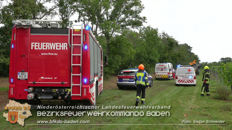 20250910_Arbeiter in Erntemaschine eingeklemmt  Foto: Stefan Schneider BFKDO BADEN