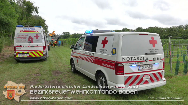 20250910_Arbeiter in Erntemaschine eingeklemmt  Foto: Stefan Schneider BFKDO BADEN