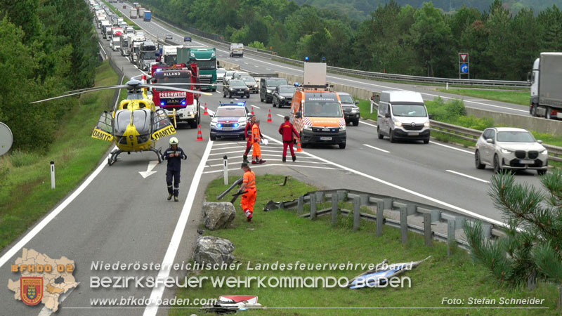 20250910_Verkehrsunfall auf der A21 mit tdlichem Ausgang   Foto: Stefan Schneider BFKDO BADEN