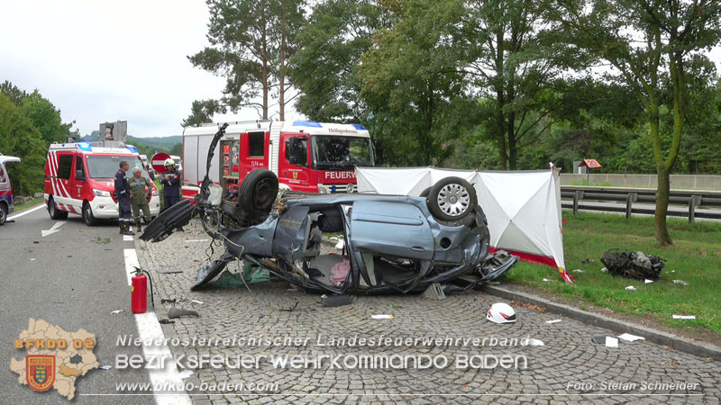 20250910_Verkehrsunfall auf der A21 mit tdlichem Ausgang   Foto: Stefan Schneider BFKDO BADEN