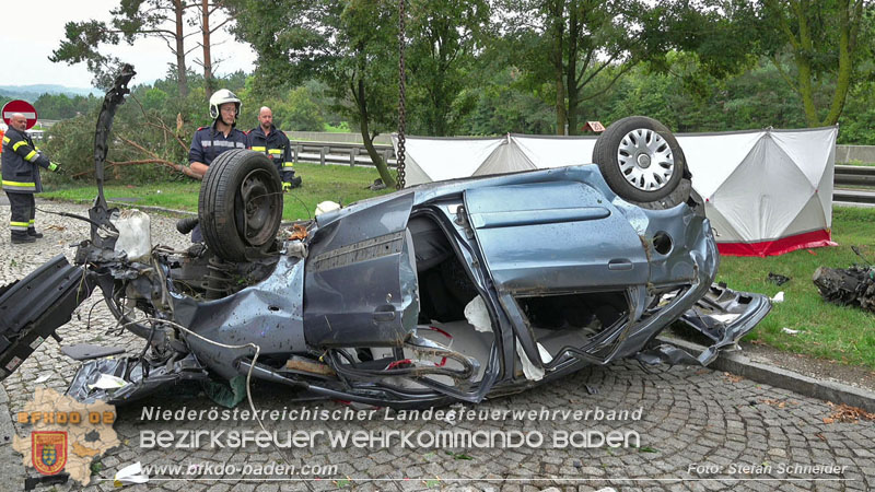 20250910_Verkehrsunfall auf der A21 mit tdlichem Ausgang   Foto: Stefan Schneider BFKDO BADEN