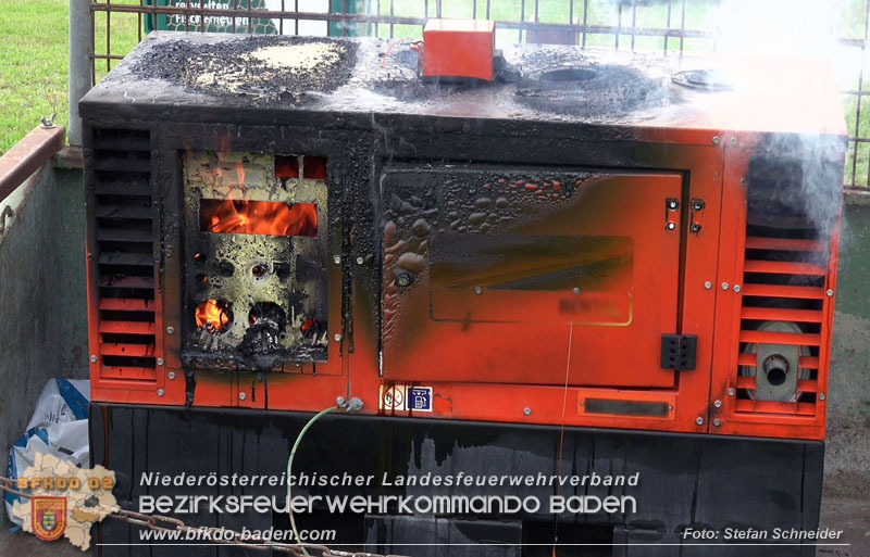 20250913_Brand eines Stromerzeugers in den Weingärten bei Pfaffstätten Foto: Stefan Schneider 20250913_Brand eines Stromerzeugers in den Weingärten bei Pfaffstätten Foto: Stefan Schneider