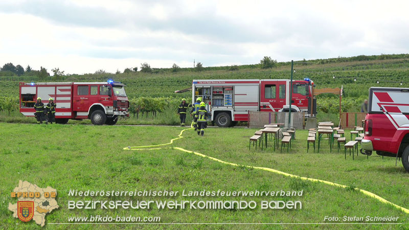 20250913_Brand eines Stromerzeugers in den Weingärten bei Pfaffstätten Foto: Stefan Schneider 20250913_Brand eines Stromerzeugers in den Weingärten bei Pfaffstätten Foto: Stefan Schneider
