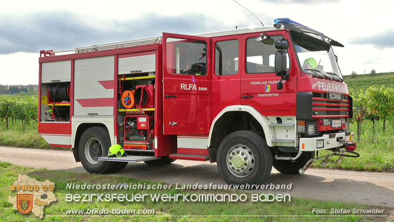 20250913_Brand eines Stromerzeugers in den Weingärten bei Pfaffstätten Foto: Stefan Schneider 20250913_Brand eines Stromerzeugers in den Weingärten bei Pfaffstätten Foto: Stefan Schneider