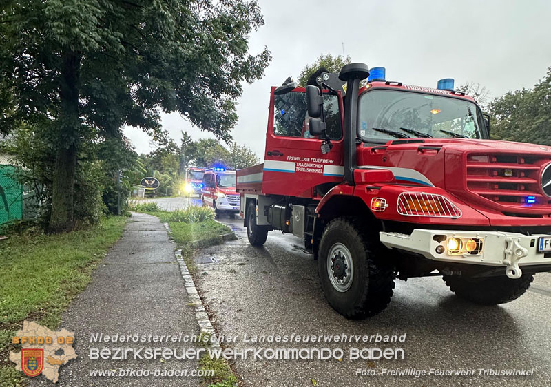 20250924_Verkehrsunfall in Tribuswinkel Leesdorferstrae  Foto: FF Tribuswinkel