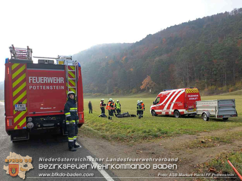 20251101_Zwei Motorradunf�lle zu Allerheiligen auf der L138  Foto: ASB Markus Hackl