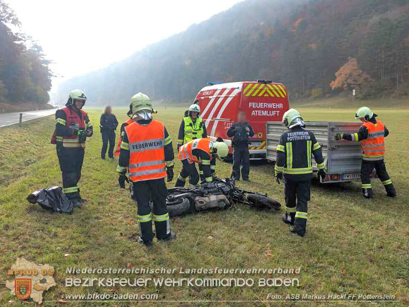 20251101_Zwei Motorradunf�lle zu Allerheiligen auf der L138  Foto: ASB Markus Hackl
