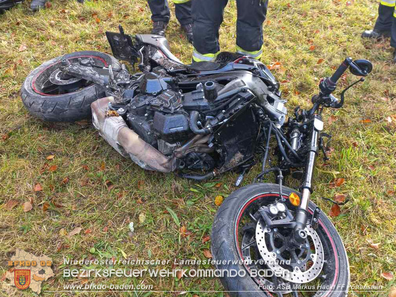 20251101_Zwei Motorradunf�lle zu Allerheiligen auf der L138  Foto: ASB Markus Hackl