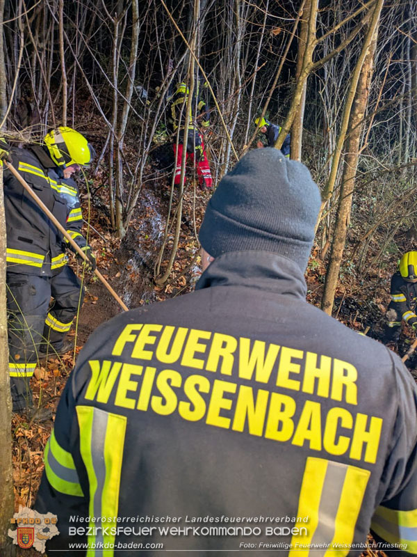 20251114_Umwelteinsatz in Weissenbach - Zähflüssiges Medium aus Regenwasserkanal ausgetreten Foto: FF Weissenbach/Triesting 20251114_Umwelteinsatz in Weissenbach - Zähflüssiges Medium aus Regenwasserkanal ausgetreten Foto: FF Weissenbach/Triesting
