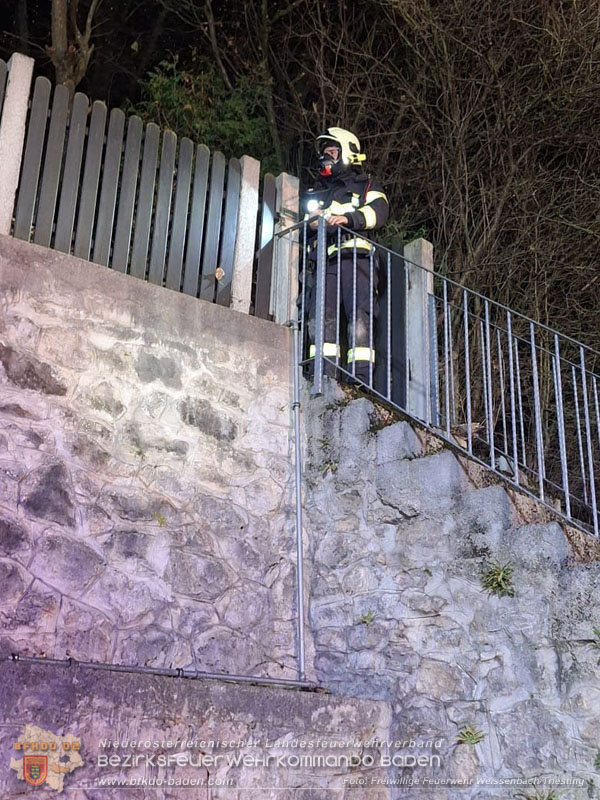 20251116_Brand eines Mllbehlters - bergreifen auf Gebude verhindert Foto: FF Weissenbach/Triesting