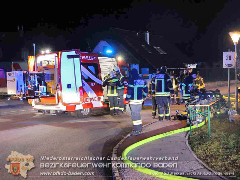 20251120_Wohnhausbrand in Enzesfeld Foto: ASB Markus Hackl BFK Presseteam 20251120_Wohnhausbrand in Enzesfeld Foto: ASB Markus Hackl BFK Presseteam