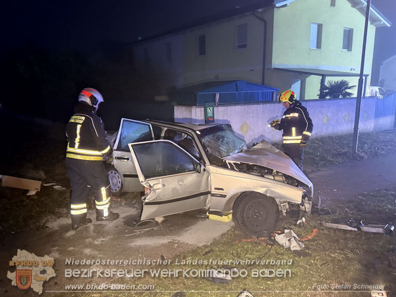 20251208_Frontalzusammensto� auf der B60 zwsichen Unterwaltersdorf und Weigelsdorf Foto: Stefan Schneider BFKDO BADEN