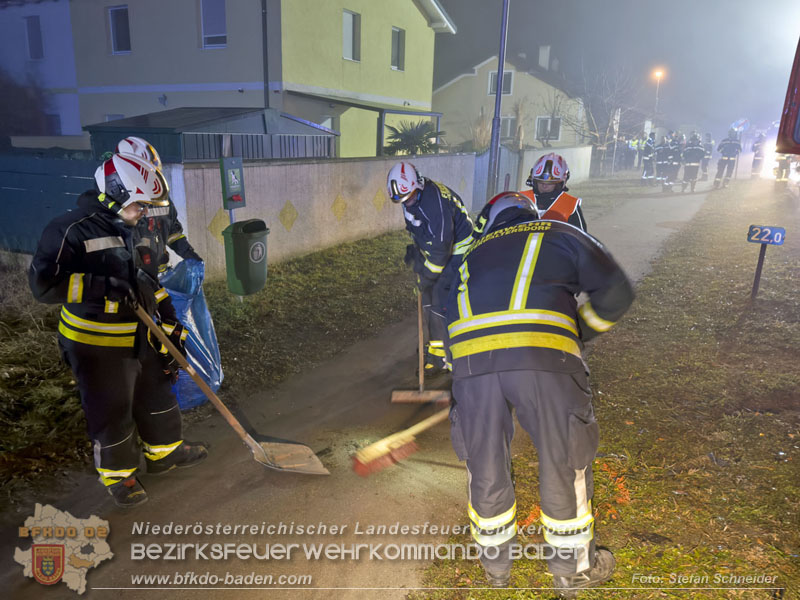 20251208_Frontalzusammensto� auf der B60 zwsichen Unterwaltersdorf und Weigelsdorf Foto: Stefan Schneider BFKDO BADEN