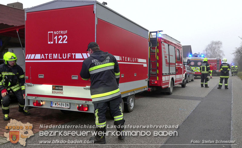 20251221_Chemische Reaktion l�ste Brand aus in Tattendorf  Foto: Stefan Schneider BFKDO BADEN