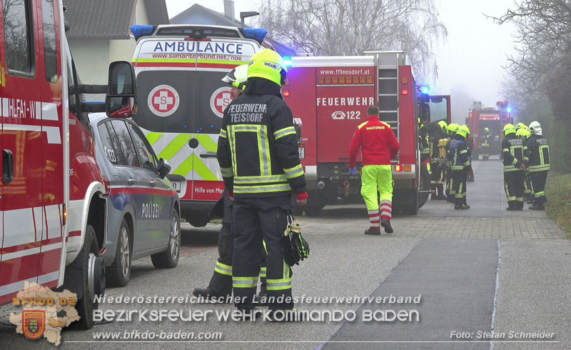 20251221_Chemische Reaktion l�ste Brand aus in Tattendorf  Foto: Stefan Schneider BFKDO BADEN