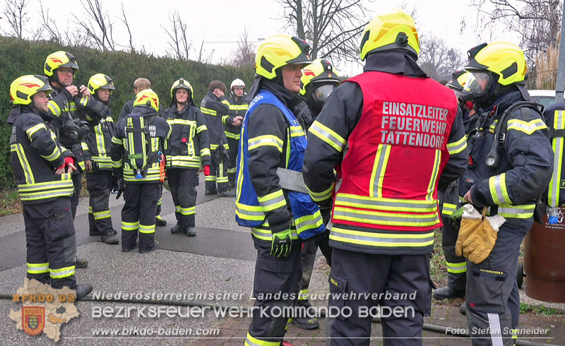 20251221_Chemische Reaktion l�ste Brand aus in Tattendorf  Foto: Stefan Schneider BFKDO BADEN