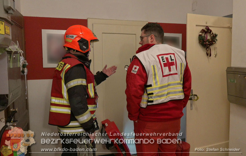 20251226_Eine verletzte Person nach K�chenbrand in Bad V�slau  Foto: Stefan Schneider BFKDO BADEN