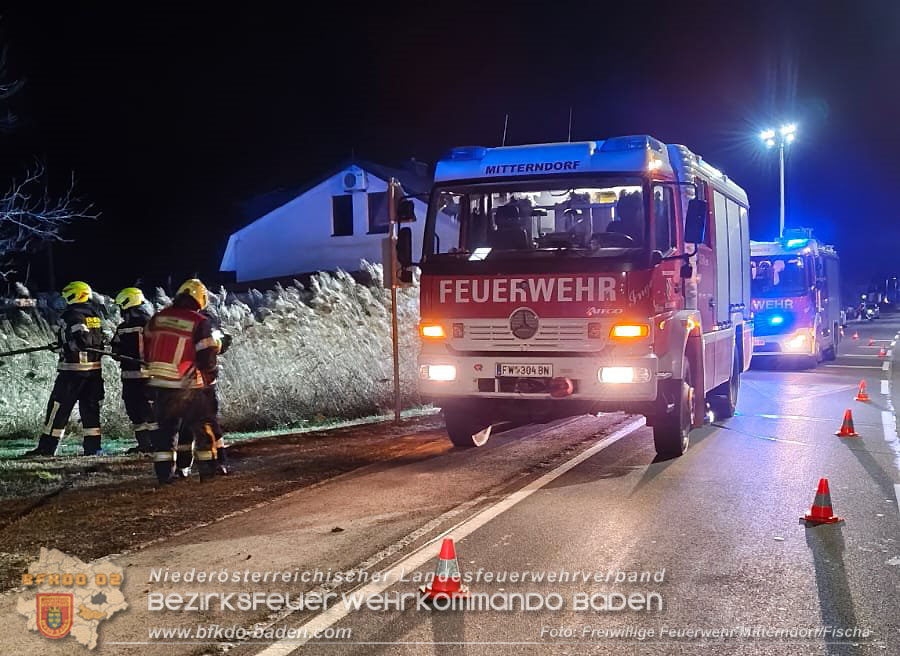 20251231_Flurbrand in Mitterndorf an der Fischa Foto: FF Mitterndorf/Fischa 20251231_Flurbrand in Mitterndorf an der Fischa Foto: FF Mitterndorf/Fischa