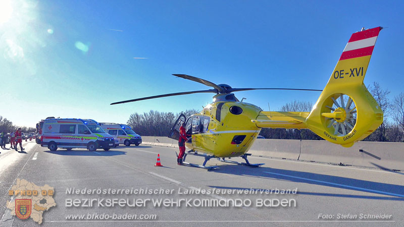 20260103_Pkw prallt gegen Streckendienstfahrzeug auf der A2 Foto: Stefan Schneider BFKDO BADEN