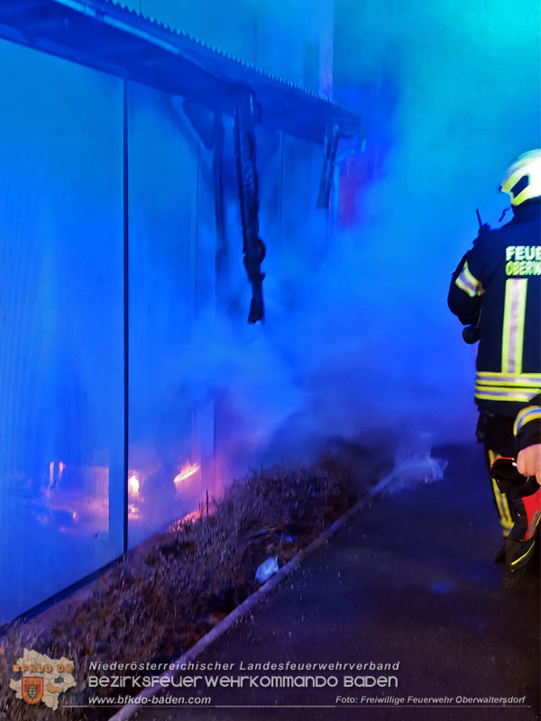 20260118_Brand in einem M�ll-Lagerraum einer Wohnhausanlage in Oberwaltersdorf   Foto: FF Oberwaltersdorf