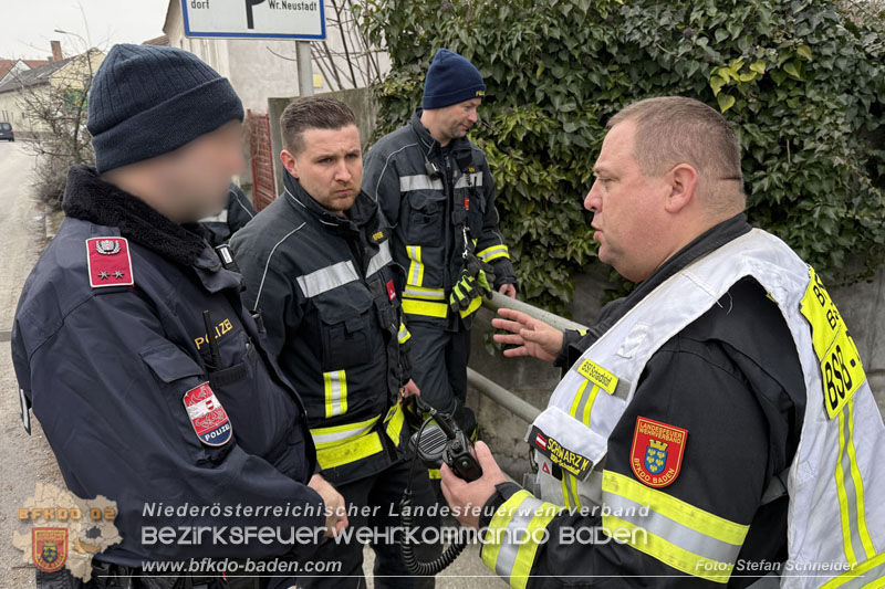 20260130_Rasche Entwarnung bei Gew�sserverunreinigung in der Fischa-Dagnitz  Foto: Stefan Schneider BFKDO BADEN