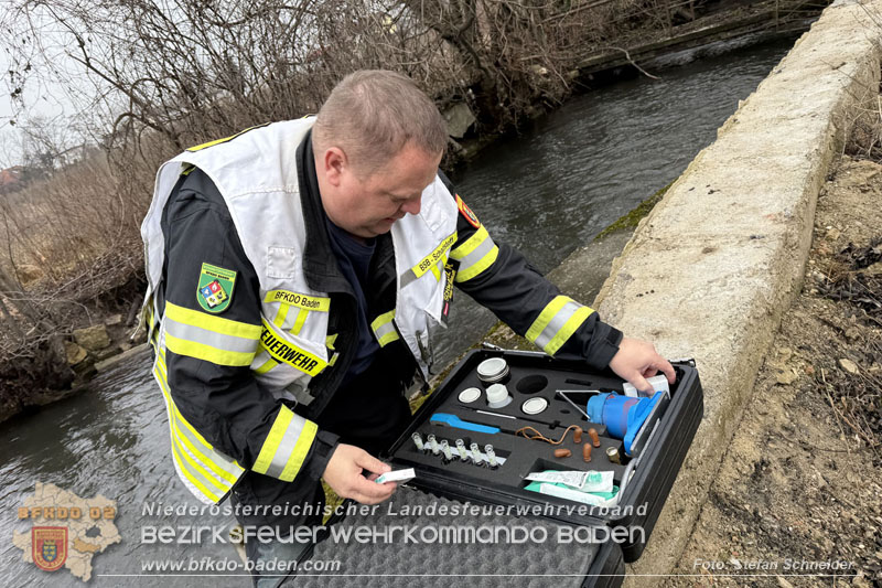 20260130_Rasche Entwarnung bei Gew�sserverunreinigung in der Fischa-Dagnitz  Foto: Stefan Schneider BFKDO BADEN