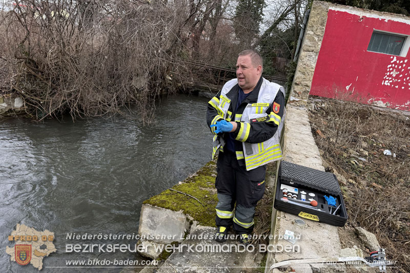 20260130_Rasche Entwarnung bei Gew�sserverunreinigung in der Fischa-Dagnitz  Foto: Stefan Schneider BFKDO BADEN
