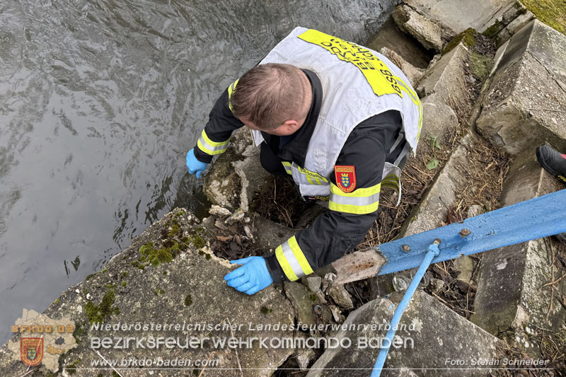 20260130_Rasche Entwarnung bei Gew�sserverunreinigung in der Fischa-Dagnitz  Foto: Stefan Schneider BFKDO BADEN