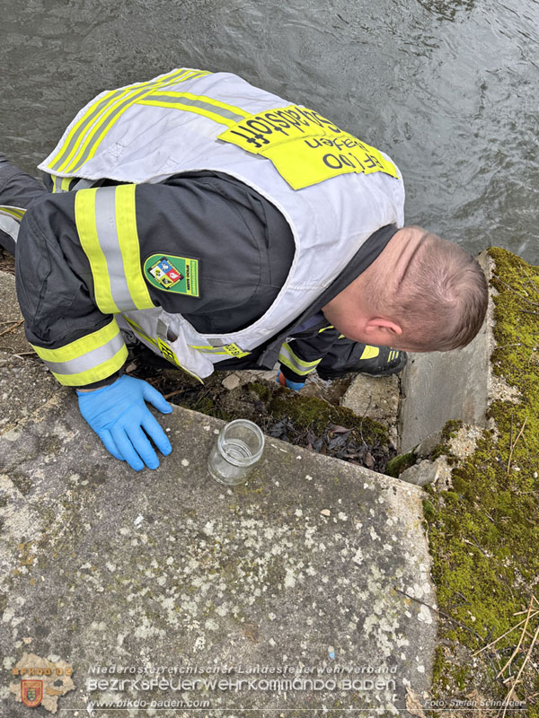 20260130_Rasche Entwarnung bei Gew�sserverunreinigung in der Fischa-Dagnitz  Foto: Stefan Schneider BFKDO BADEN