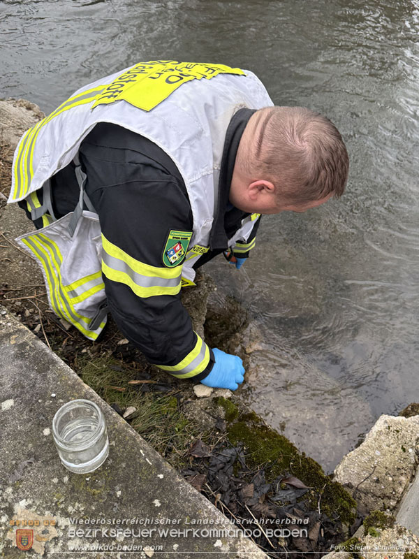20260130_Rasche Entwarnung bei Gew�sserverunreinigung in der Fischa-Dagnitz  Foto: Stefan Schneider BFKDO BADEN